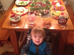 Kai's First Elf Party :)